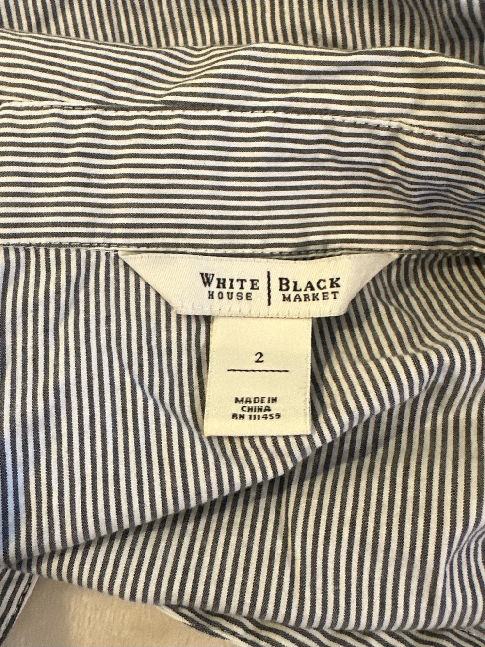 WHBM | Ruffle Front Button-Up Shirt - Picture 7 of 8
